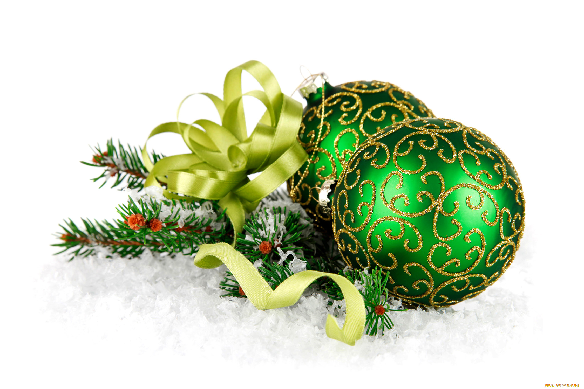 , , new, year, christmas, decoration, balls, snow, , , 